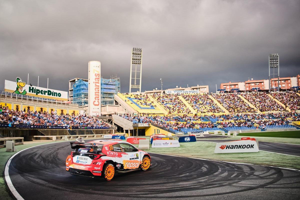 Alejandro Cachón en el Rally Islas Canarias