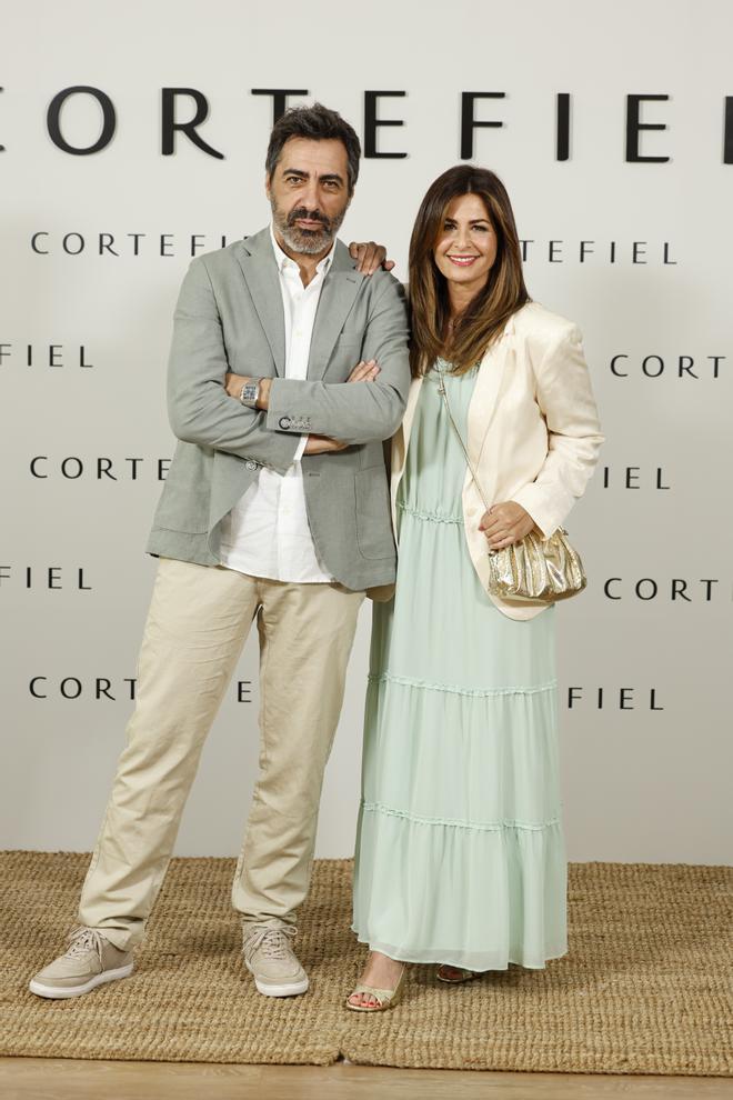 Juan del Val y Nuria Roca en la presentación de la colección primavera Cortefiel