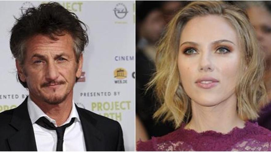 Sean Penn y Scarlett Johansson podrían haber iniciado una relación sentimental.