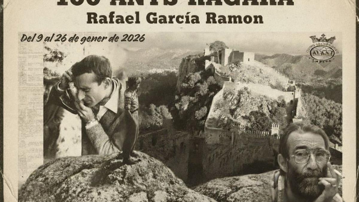 Cartel anunciador de la muestra fotográfica de homenaje a Ragara.
