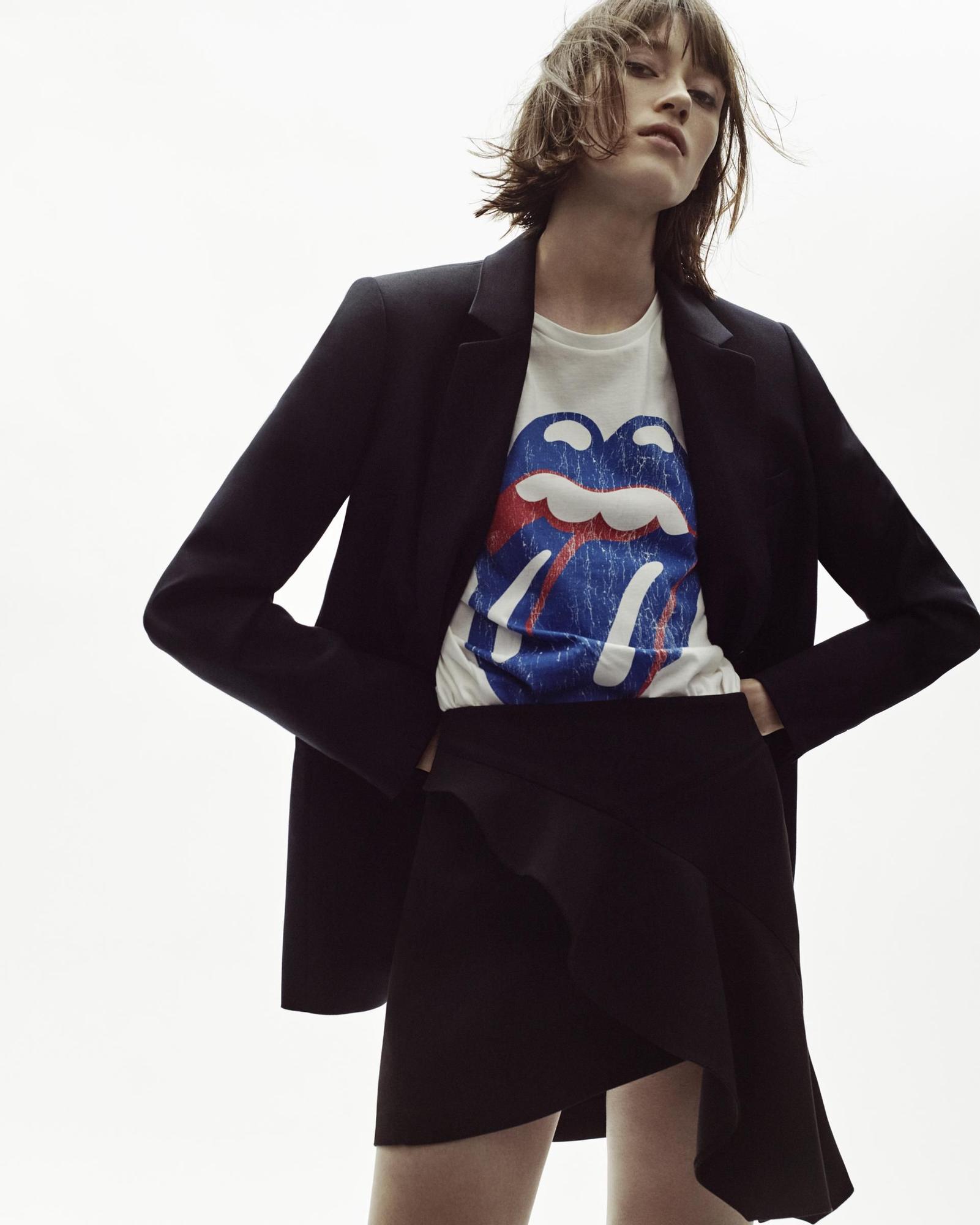 La colección cápsula de Zara y los Rolling Stones - Woman