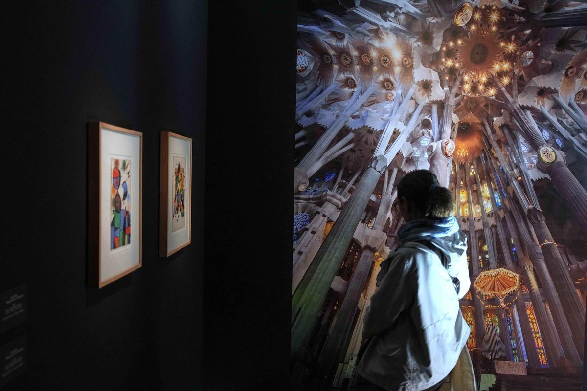 Otra imagen de la muestra en el Museu Diocesà de Barcelona.