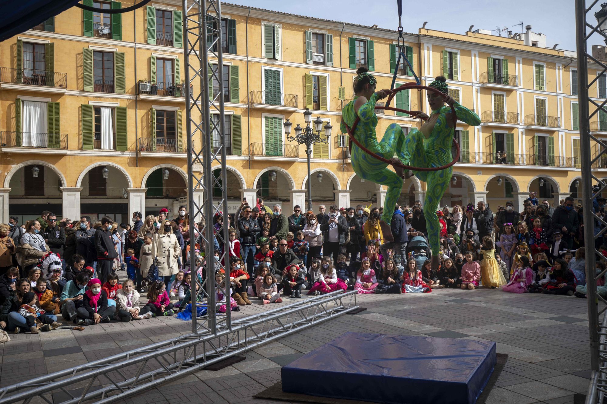 Aktivitäten statt Umzug: So haben die Kinder in Palma am Sonntag (27.2.) Karneval gefeiert