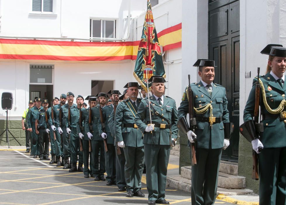 Un momento de la celebración del 173 aniversario de la Guardia Civil.