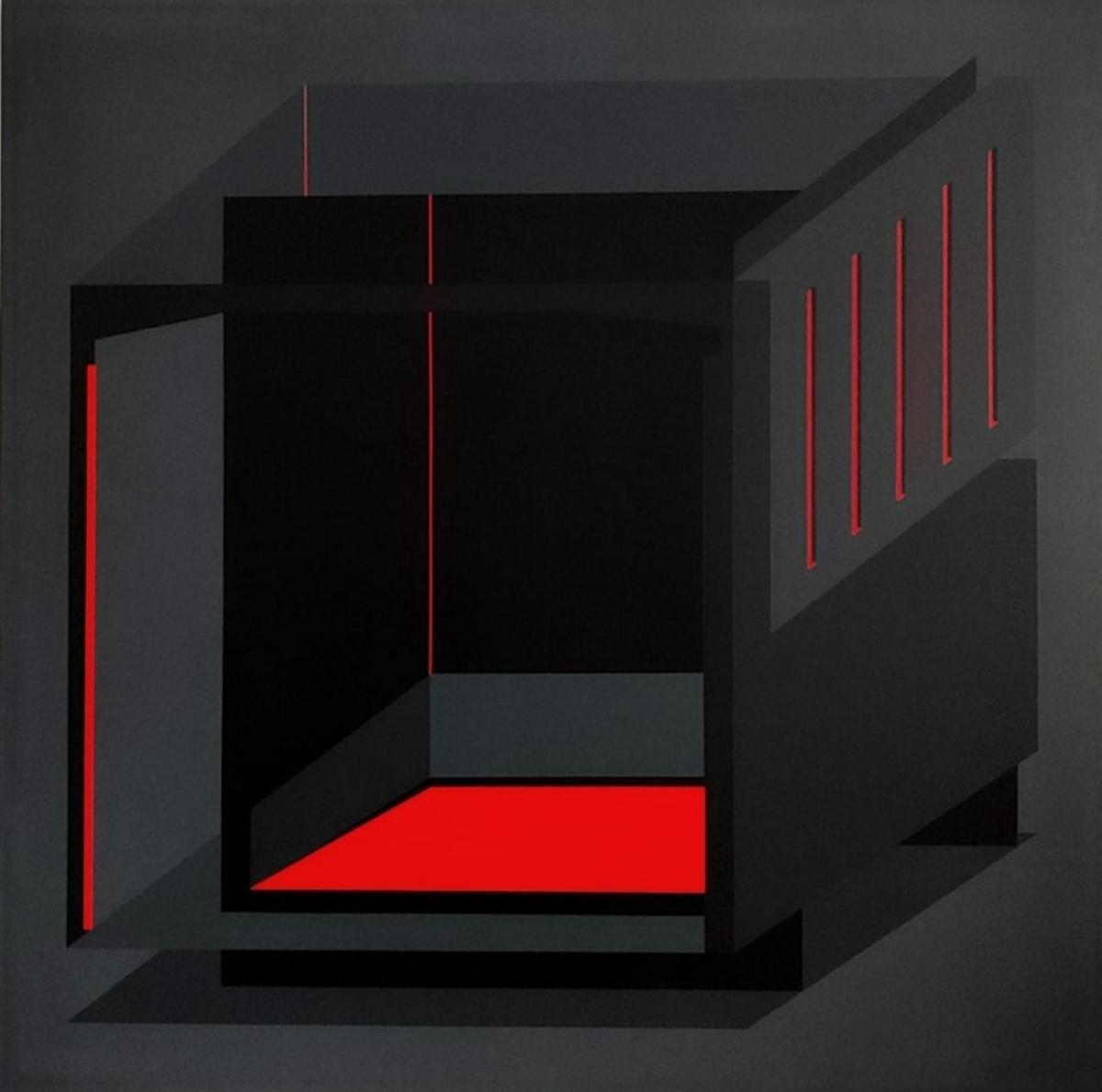 2. Lisardo, ST 2010, acrilico sobre lienzo, 150x150 cm