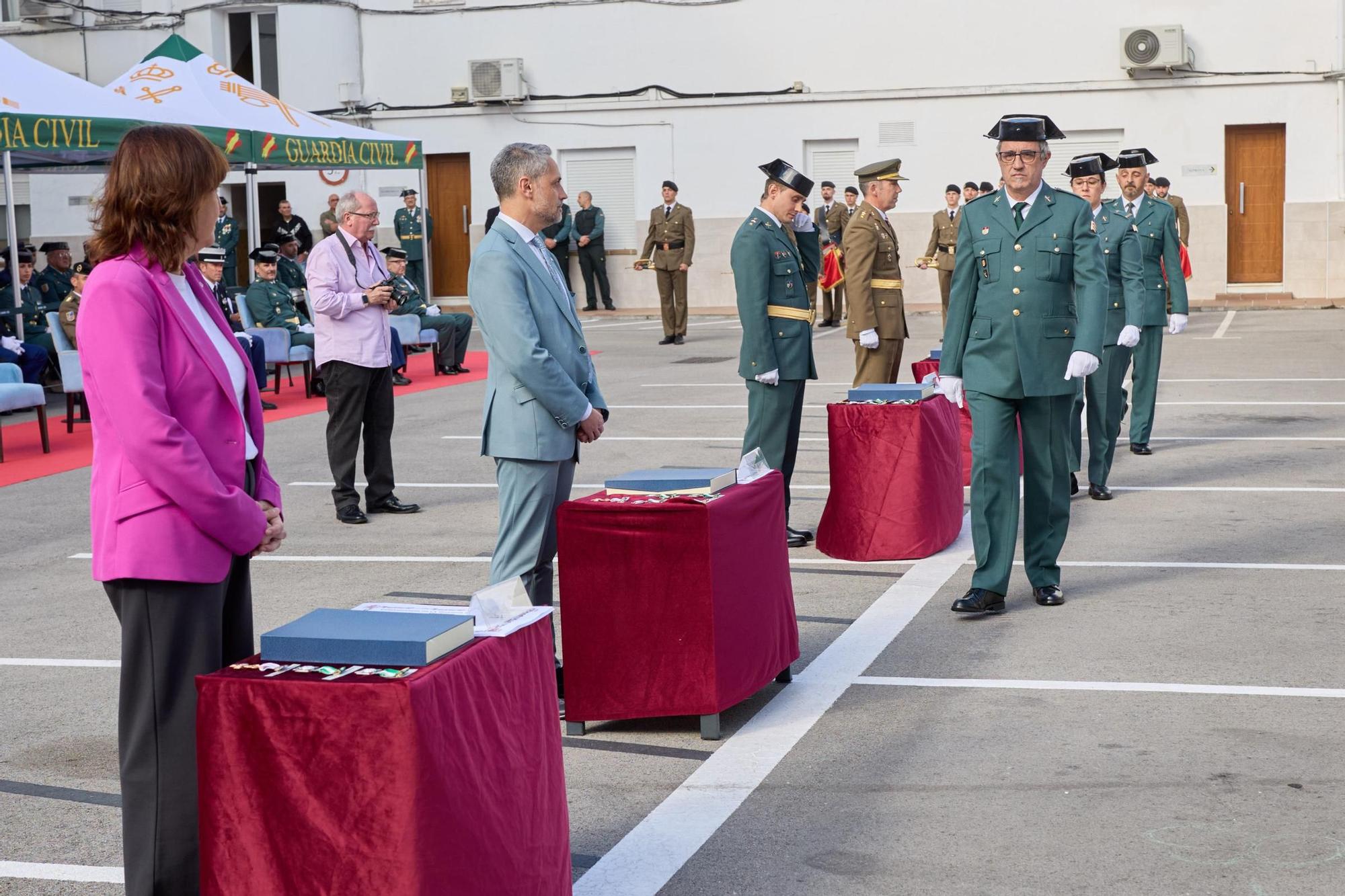 Imatges de la Guàrdia Civil celebrant la seva patrona a Girona