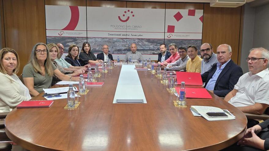 Reunión de la asociación de empresarios del polígono. | FdV