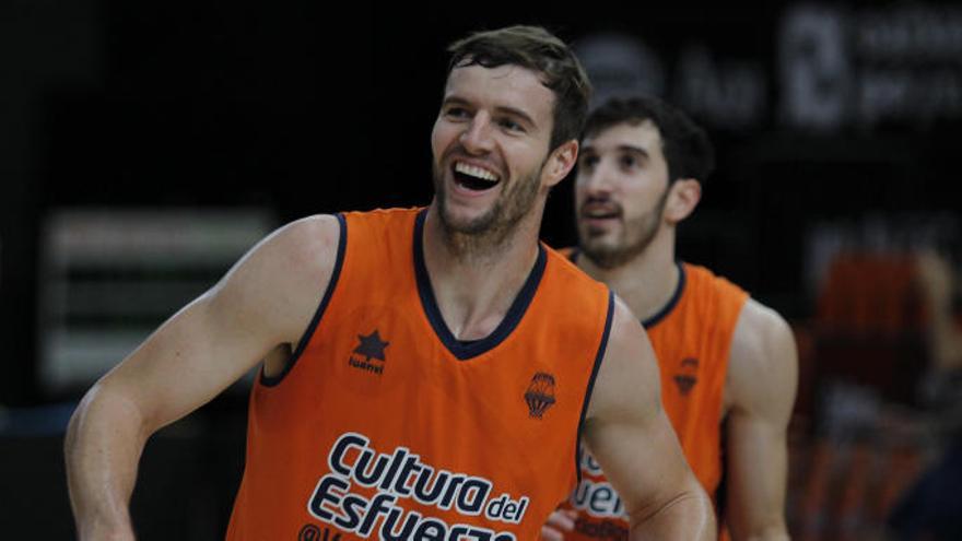 Aaron Doornekamp, durante un entrenamiento.