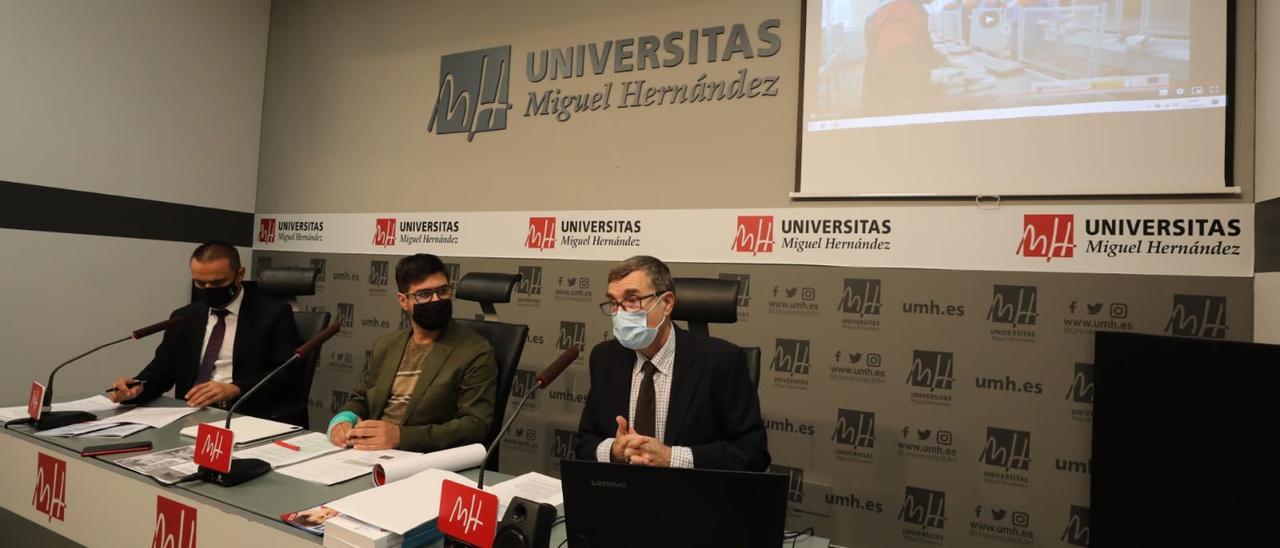 Presentación del proyecto en la UMH de Elche.