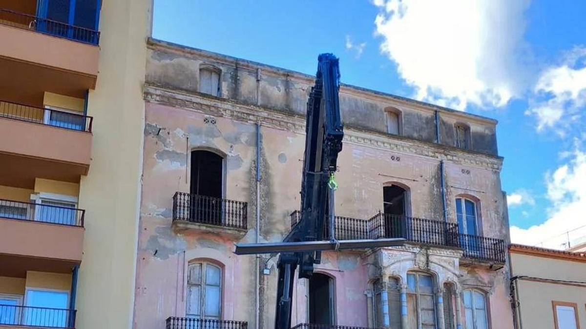 La Casa Sol on han començat les obres.