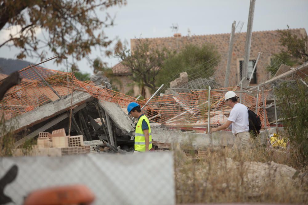 Un obrero de 36 años muere al derrumbarse un edificio en Marratxí