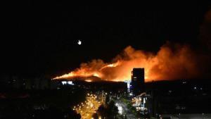 El incendio en Guadalajara.
