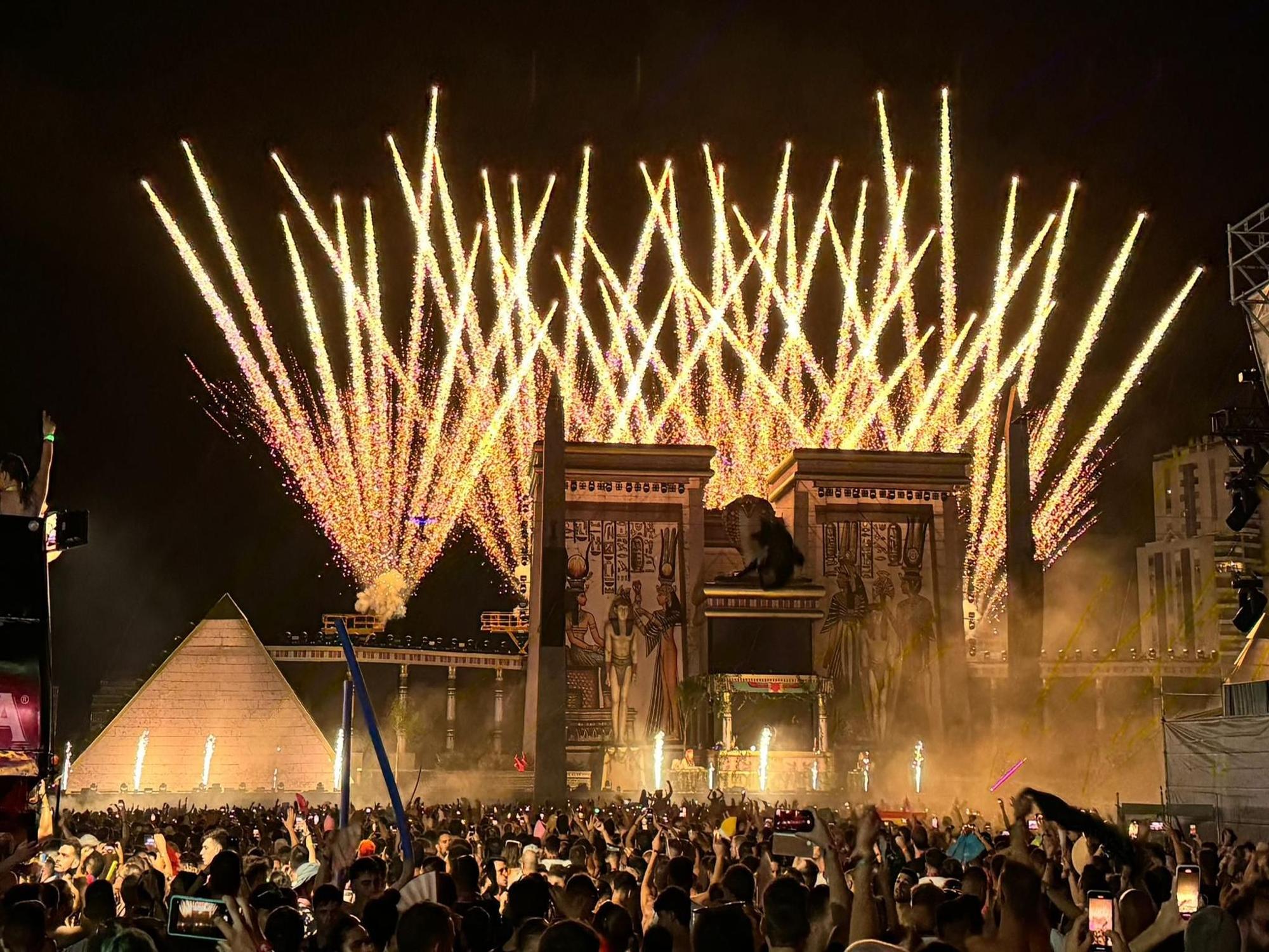 Un escenario del Medusa de Cullera, en una imagen de archivo.