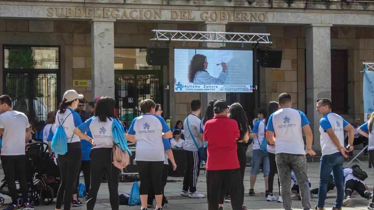 Zamora. Marcha autismo