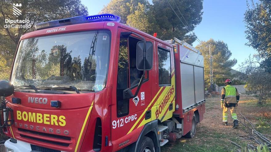 Una botella de butano causa un incendio en una vivienda de Benicàssim