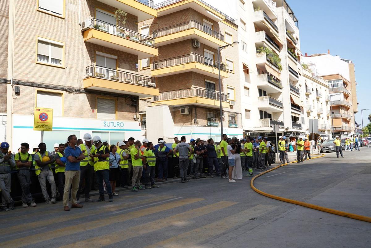 Incendio en la planta baja del hotel de Altadis Incendio en la planta baja del hotel de Altadis