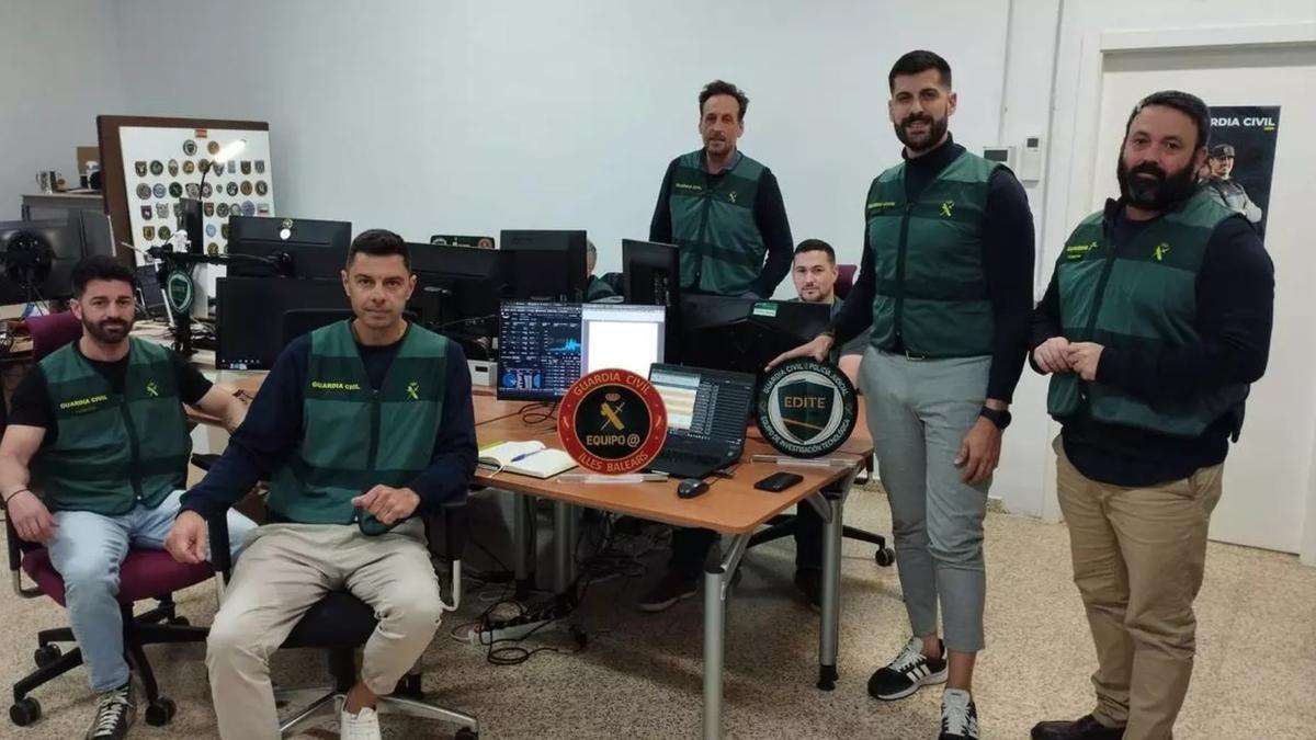 Das Team der Guardia Civil.