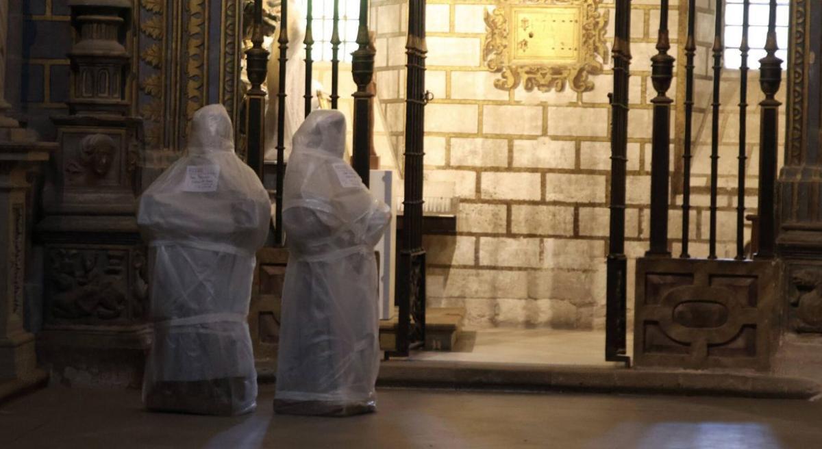 Varias esculturas pertenecientes al Museo Catedralicio. | VÍCTOR GARRIDO