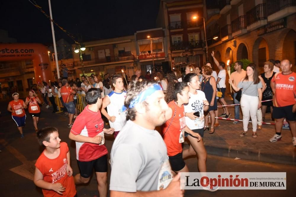 Carrera popular nocturna en Alquerías.