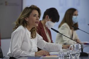 La ministra de Transportes, Movilidad y Agenda Urbana, Raquel Sánchez.