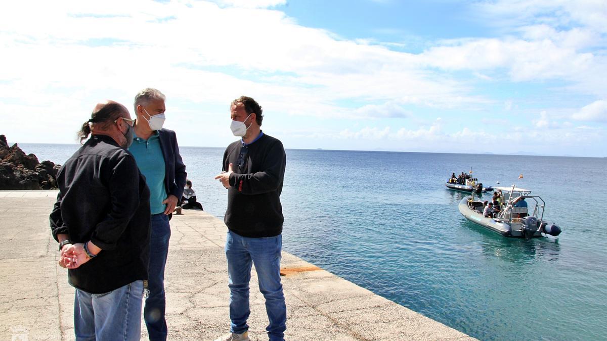 El rodaje de la serie &quot;Bienvenidos a Edén&quot; llega a Playa Chica, Puerto del Carmen