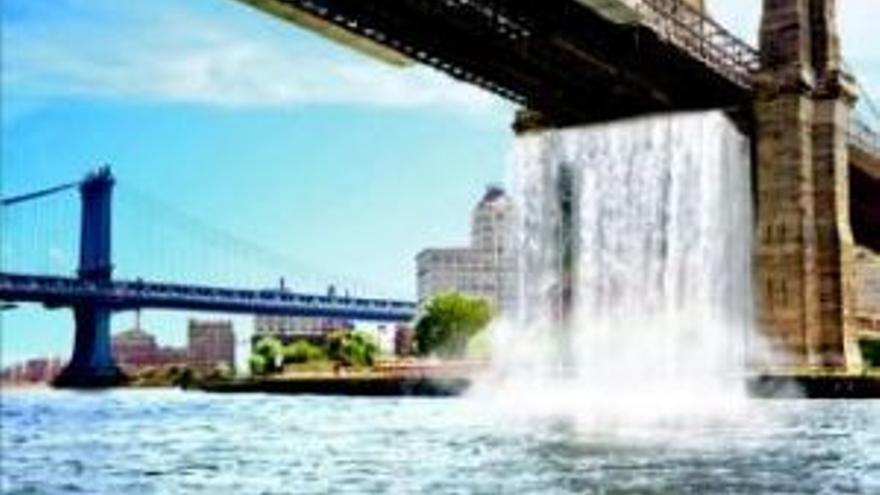 Nueva york inaugura cuatro cataratas de 40 metros