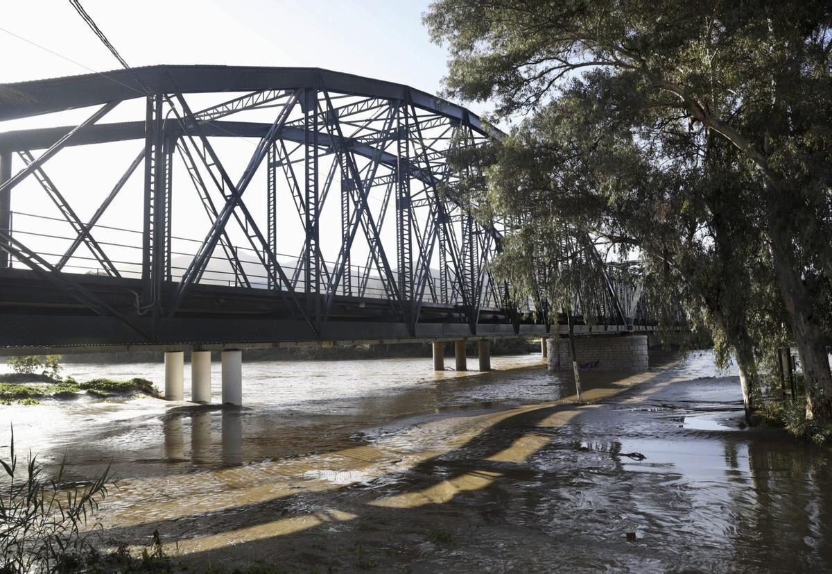 Puente en Cártama sobre el río Guadalhorce
