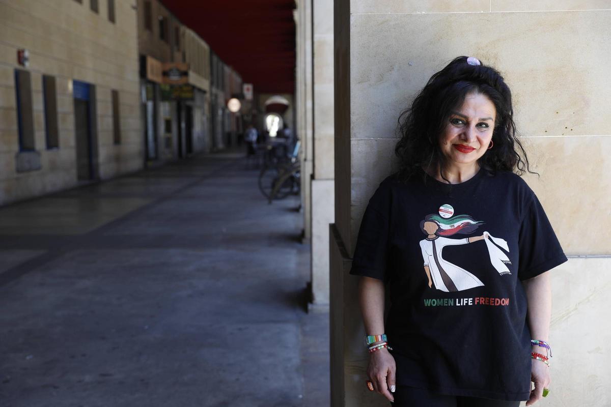 Nilufar Saberi, en Gijón.