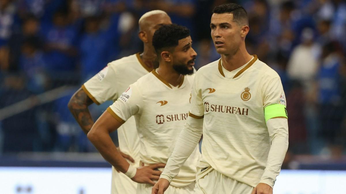 Cristiano Ronaldo, alicaído en el duelo contra el Al-Hilal