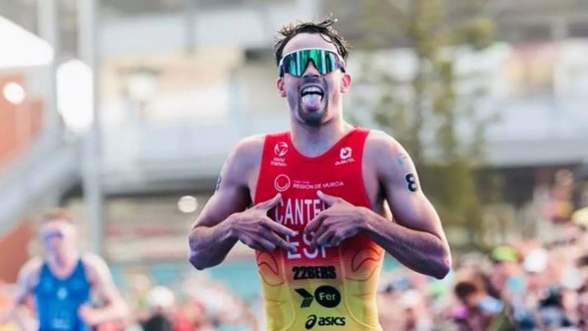 El valenciano David Cantero logra la plata en la Serie Mundial de triatlón
