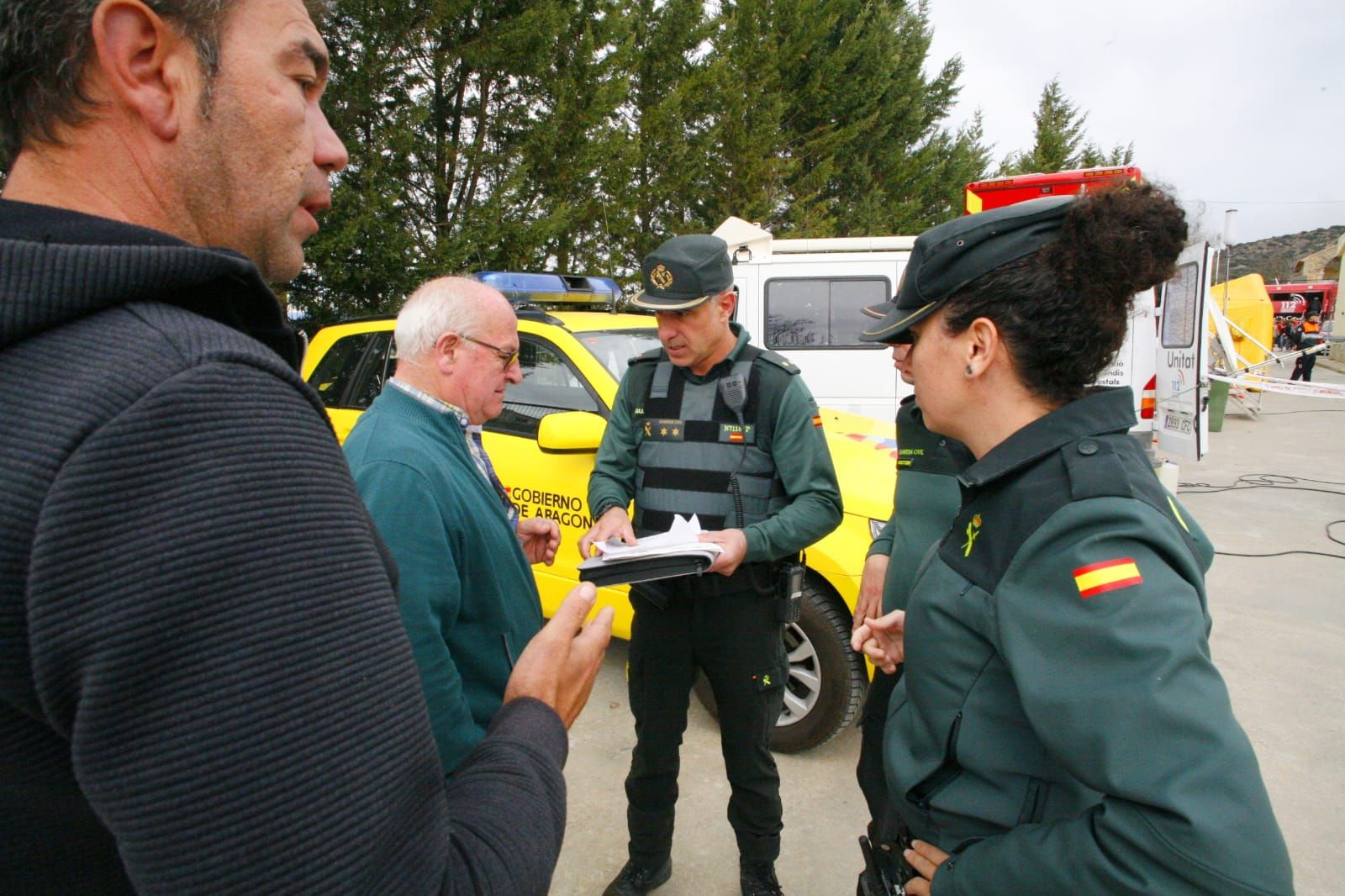 Las imágenes del incendio forestal en Villanueva de Viver