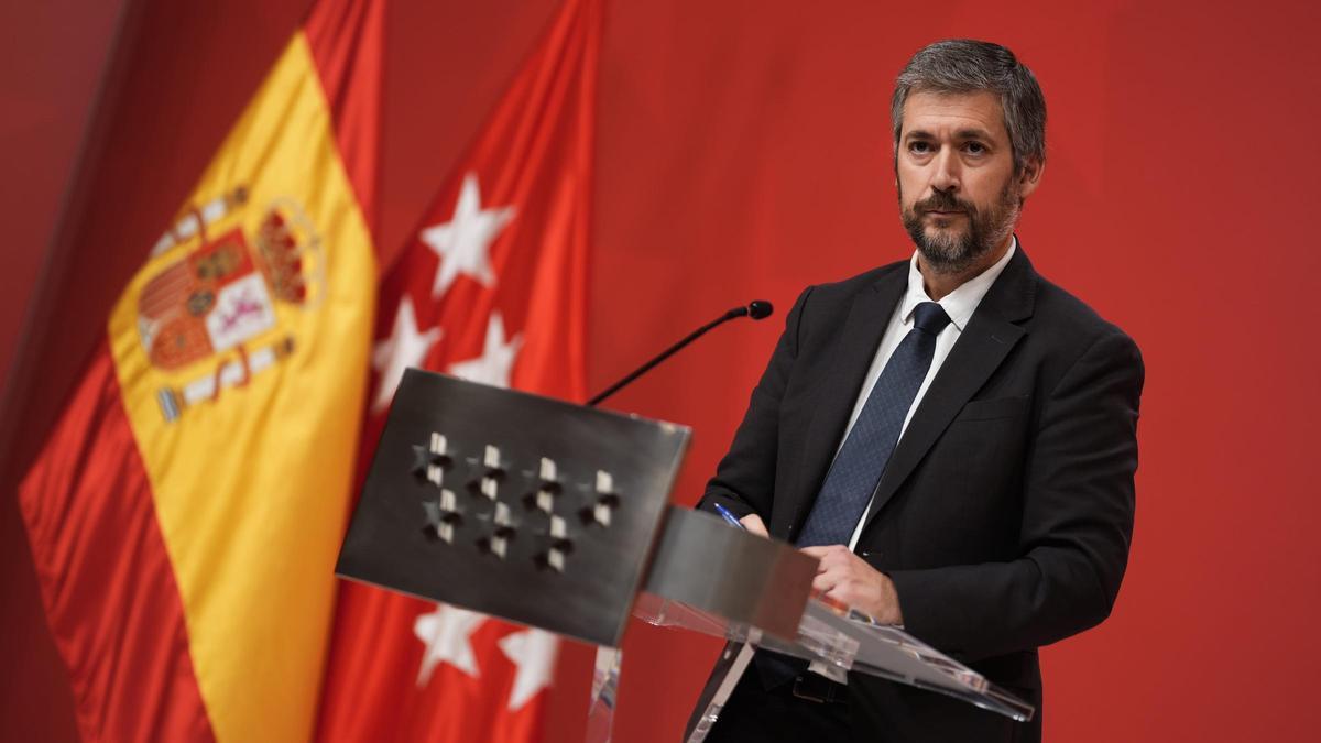 El portavoz del Gobierno madrileño, Miguel Ángel García Martín.