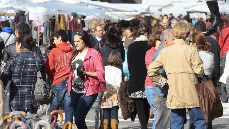 Imagen de archivo de la feria de Bouzas. // A.Irago