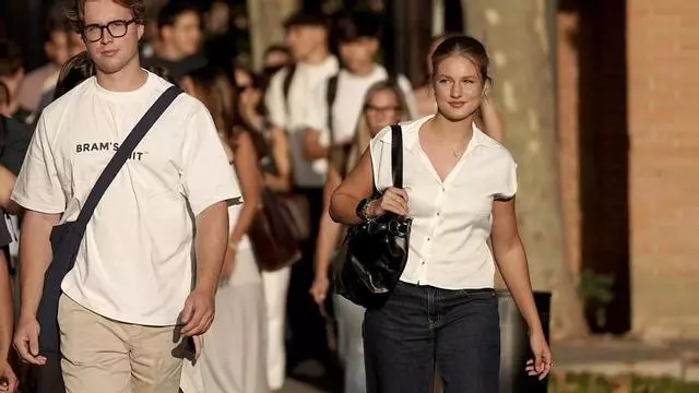 VÍDEO | Una princesa en la universidad: curiosos, escoltas y mucha expectación en el primer día de Leonor en la Carlos III