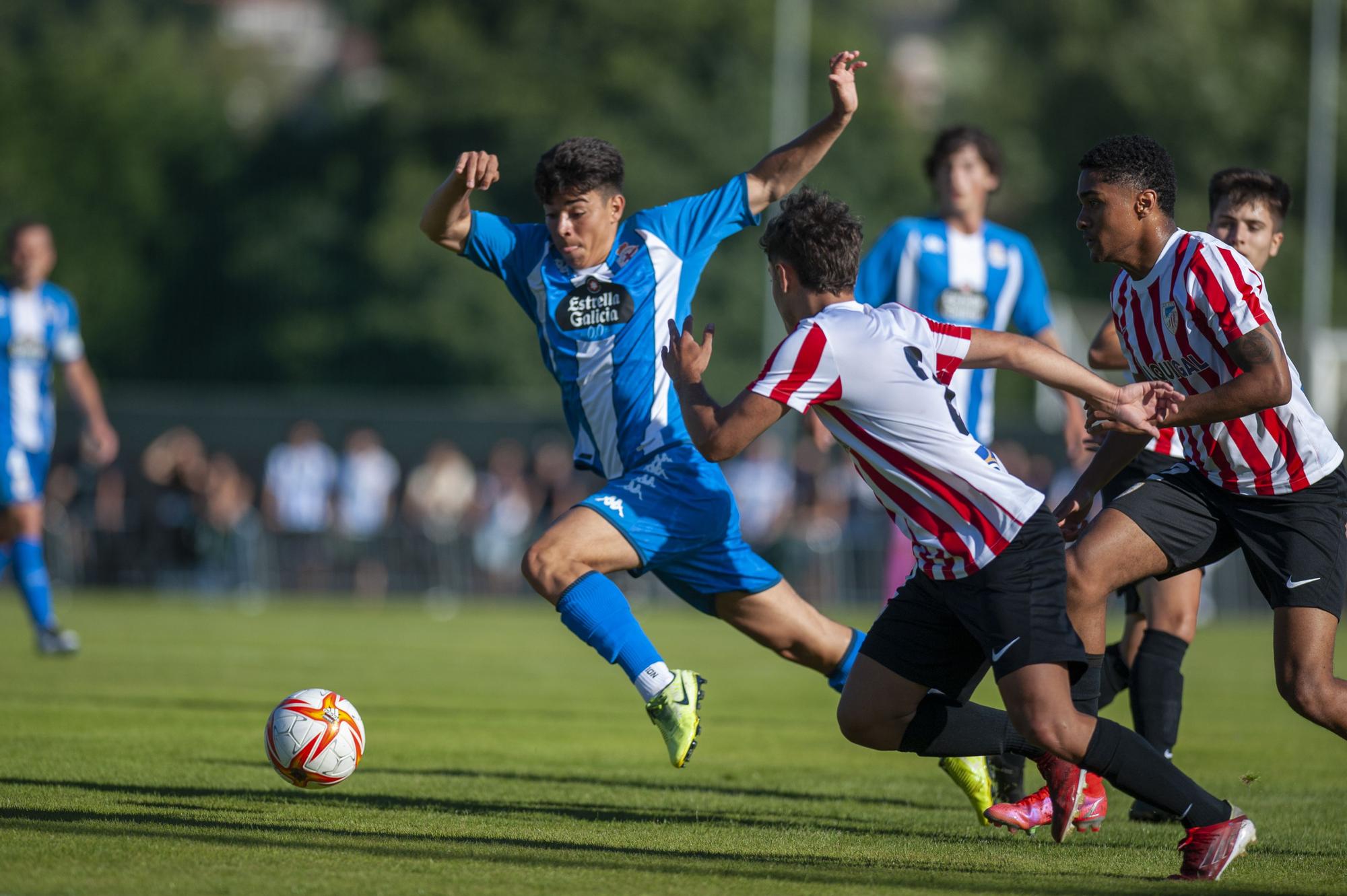 Las imágenes del debut del Deportivo en pretemporada, ante el Atlético Arteixo.