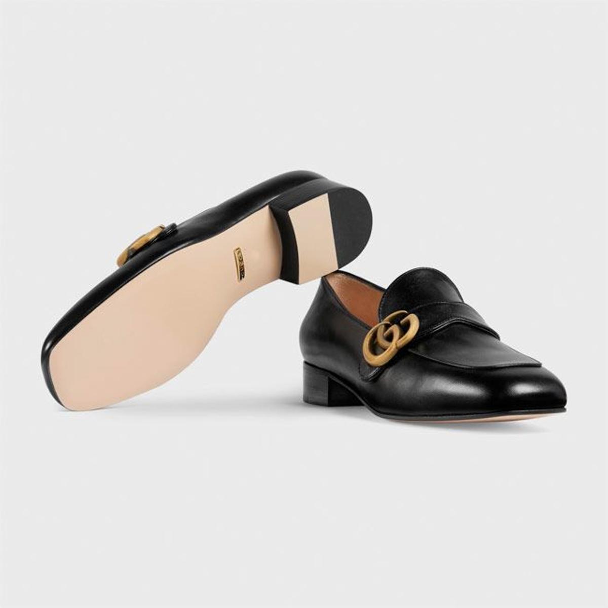 Mocasines con Doble G, de Gucci