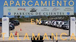 Playas de Ibiza: empresarios de Talamanca aúnan esfuerzos para reabrir el aparcamiento gratuito