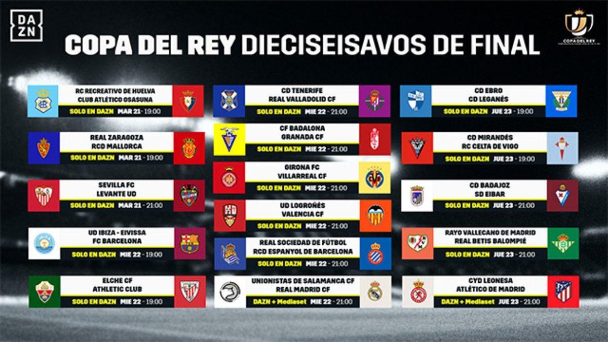 DAZN emitirá la gran mayoría de duelos de la Copa del Rey