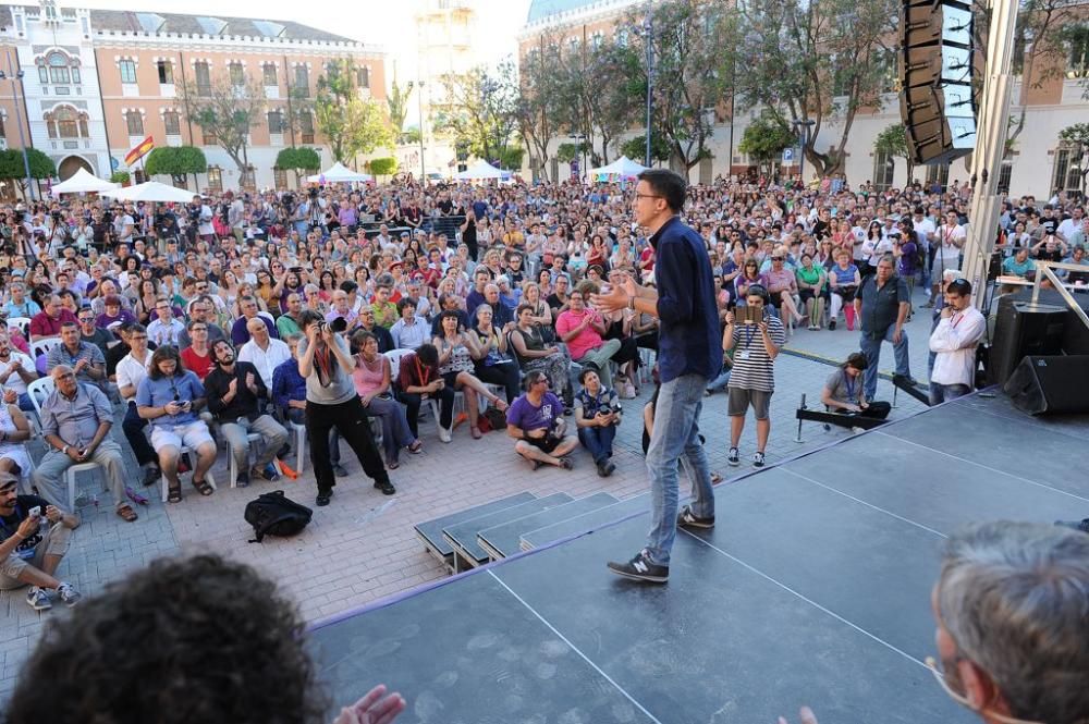 Mitin de Íñigo Errejón en Murcia