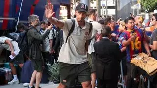 Araujo, en el primer día del Barça en EEUU: "Soy un líder nato, lleve o no el brazalete de capitán"