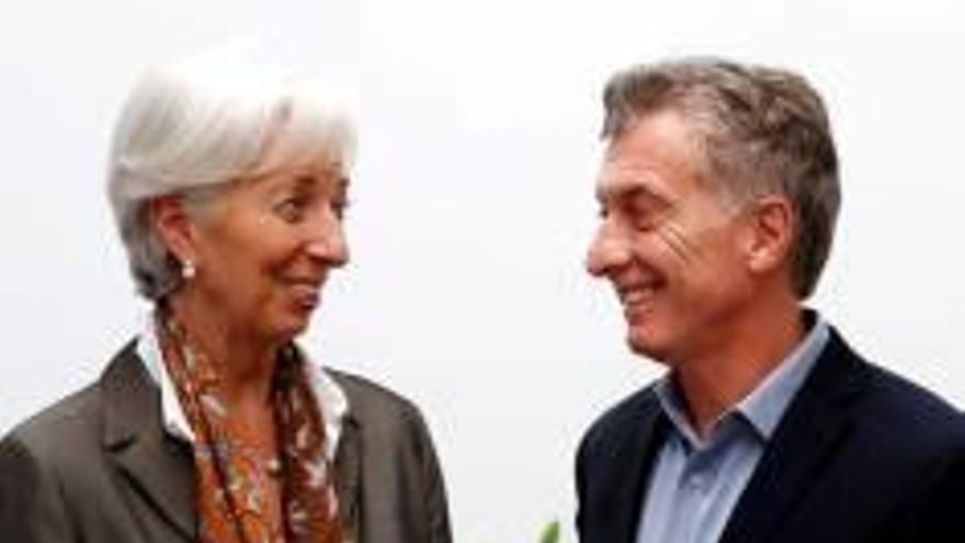 Lagarde i Macri es van reunir.