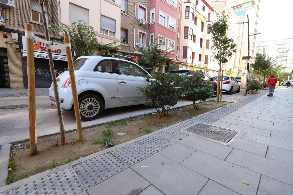 Este es el estado actual de la calle Ricla de Zaragoza