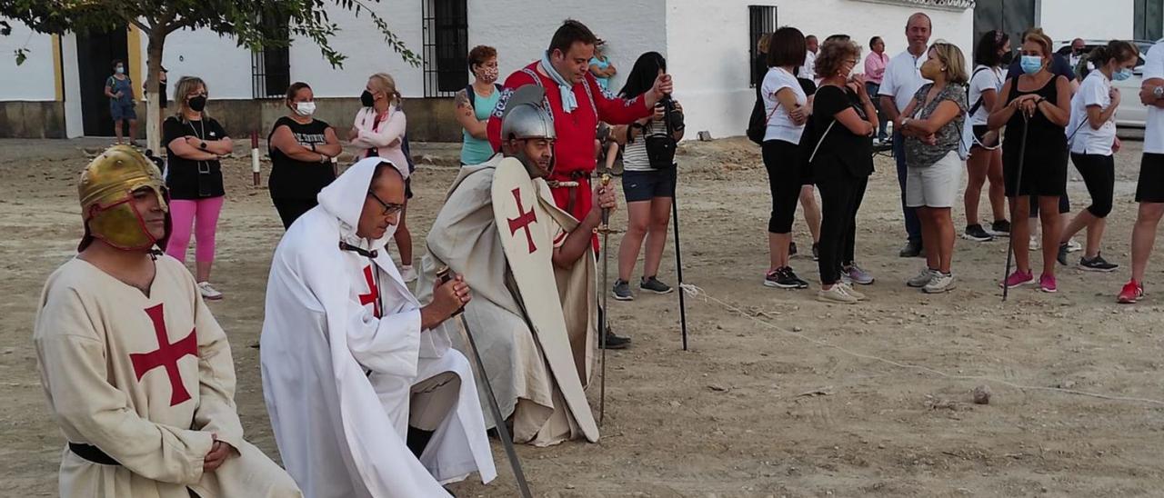 Recreación histórica de la construcción de la Catedral de la Campiña en la edición del pasado año.