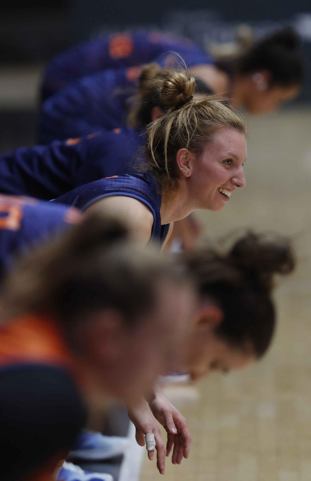 Último entrenamiento de Valencia Basket antes del partido de Eurocup Women frente al Fuenlabrada