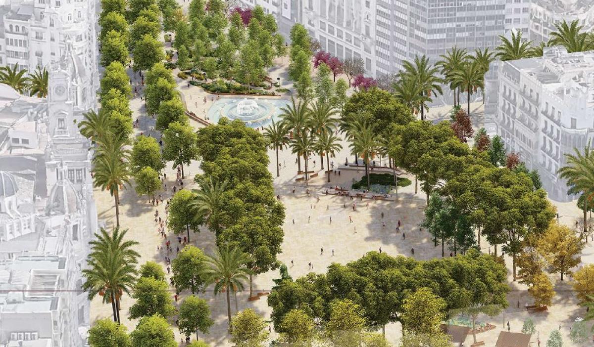 Así será la futura plaza del Ayuntamiento: el proyecto "Re-natura" gana el concurso de reforma