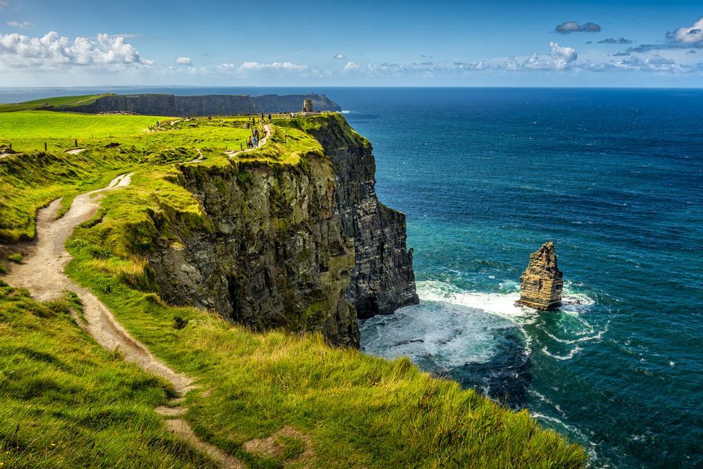 Los acantilados de Moher no cuentan con barreras de protección.