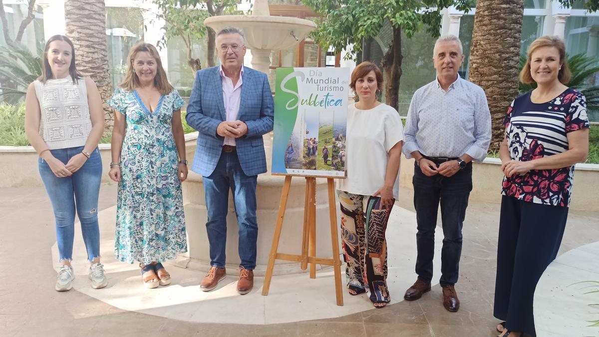 Presentación de las actividades, para el Día del Turismo, de la Mancomunidad de la Subbética, en la Casa de los Mora de Lucena.