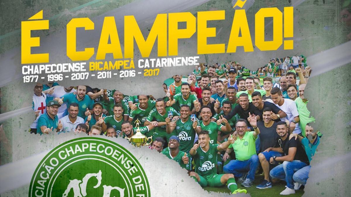 El Chapecoense, campeón del Campeonato Caterinense
