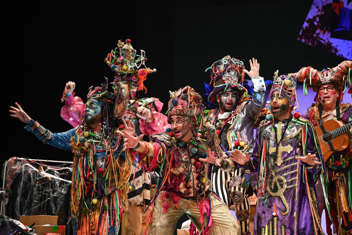 Sa Tersiao durante una actuación en el López de Ayala de Badajoz.