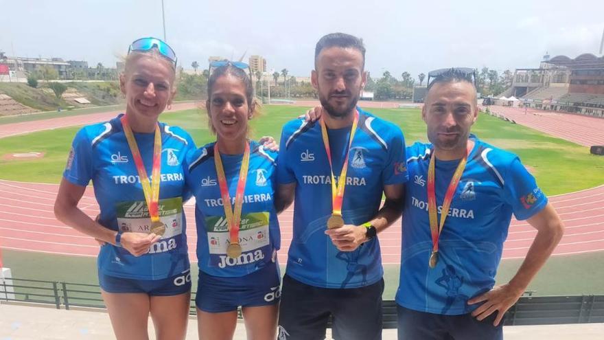 El Trotasierra logra seis oros en el Campeonato de España máster